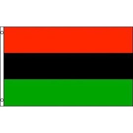 Afro American Pan American African 5'x3' Flag by 1000 Flags