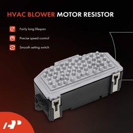 A-Premium HVAC - Resistencia del motor del soplador del calentador compatible con vehículos Volkswagen, para Jetta, Tiguan, Beetle, CC, Eos, Golf, GTI, Passat, Rabbit - lado delantero, reemplazo# 3C0907521F, 3C0907521G