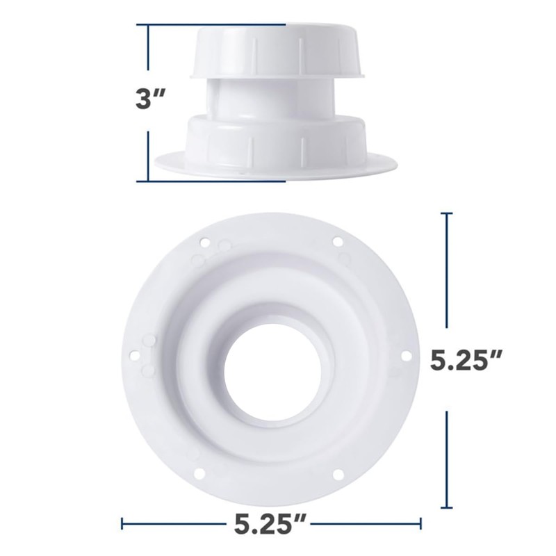 XINLIYA RV Plumbing Vent Cap, 2PCS Camper Roof Sewer Vent