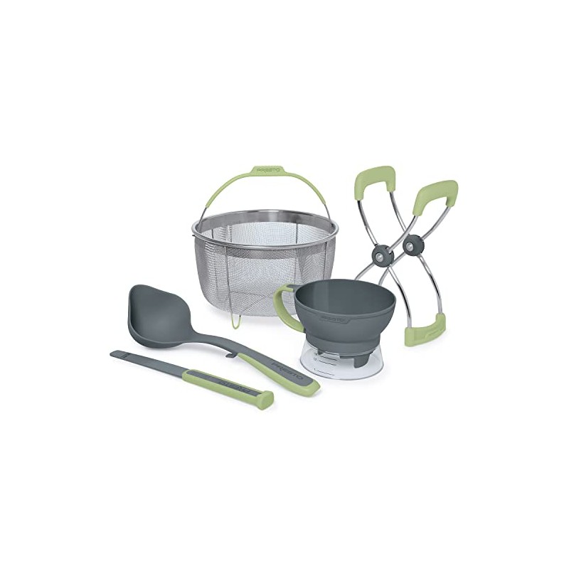 Presto 09509 5 Piece Deluxe Canning Kit, Green
