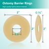 Ostomy Barrier Rings - Outer Diameter 2" (50mm) 4mm Thickness,Moldable