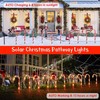 20 Pack Solar Christmas Candy Cane Lights, Christmas Decorations Outdoor