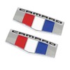 2 PCS Camaro M Emblems - 3D Metal Badge -
