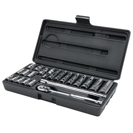 Performance Tool W36901 1/4-Inch Drive SAE Socket Set, 22-Piece