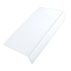Igarashipro H-10-020 Folding L-Shaped Header Plate [40 Types] For Shelves, Transparent, 20 Sheets