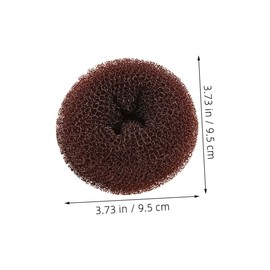 FOMIYES 12pcs Hair Donut Bun Maker Bun Shaper For Women And Girls Comfortable Hair Net Accessories For Women And Girls Stylish Updos
