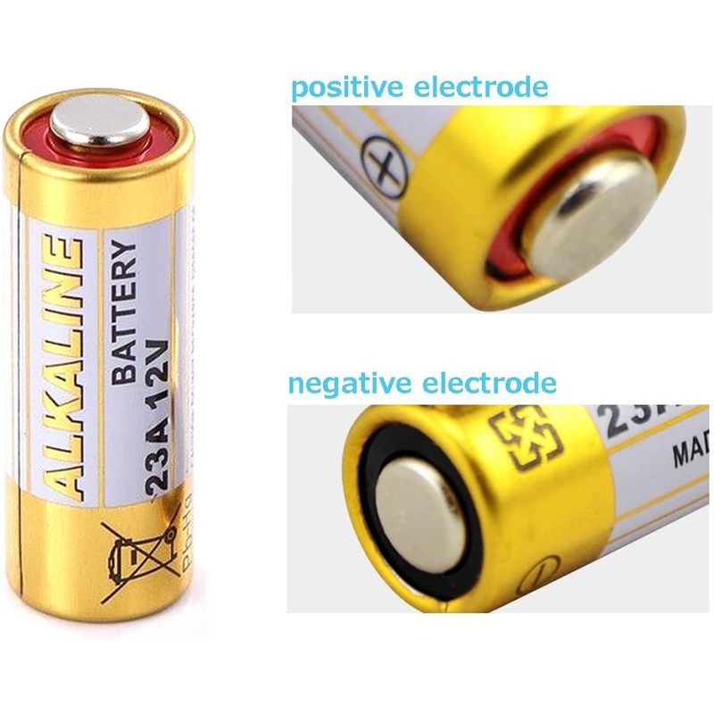 LiCB A23 12V Alkaline 23A Batteries (10-Pack)