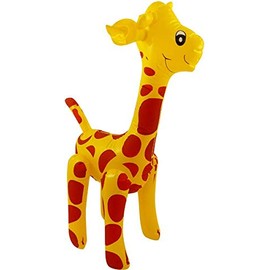 Lizzy LARGE INFLATABLE GIRAFFE Blow Up Toy Animal Inflate Kids Party Decoration 59 cm