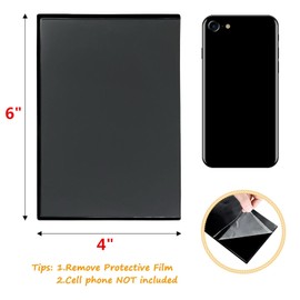 Mingting Magnetic Picture Frame, Holds 4x6 Inches Pictures, Reusable Black Magnet Fridge Photo Sleeves for Refrigerator, Locker,Office Cabinet