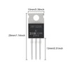 ACEIRMC IRF3205 MOSFETトランジスタ 110A 55V NチャンネルパワーMOSFET TO-220AB (IRF3205) 20個