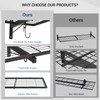 1x4ft Heavy Duty Garage Wall Shelving with 2 Wire Baskets,