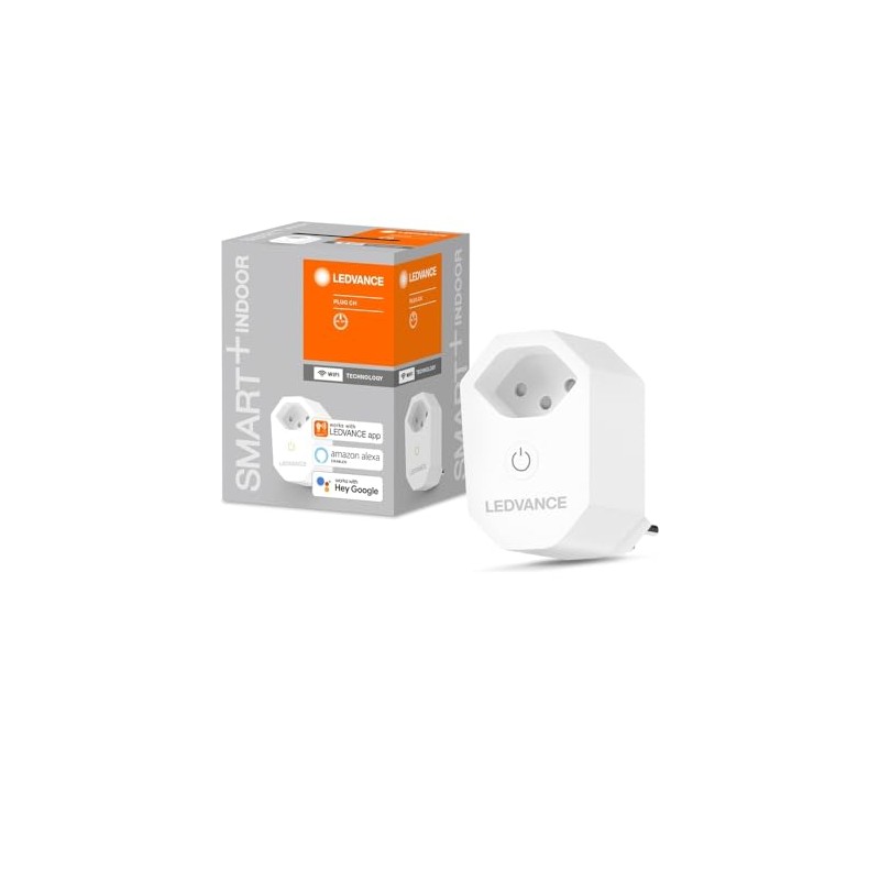 LEDVANCE Intelligent WLAN Socket, WiFi Socket with Electricity Meter for