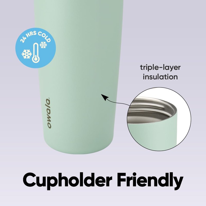 Owala FreeSip Sway - Stainless Steel - 40-oz. - Green