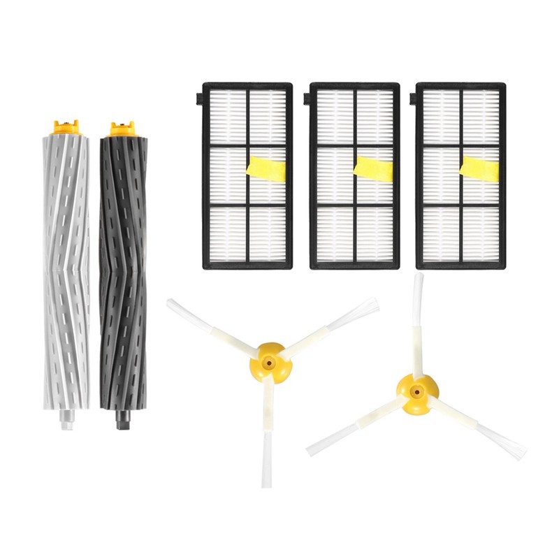 Electric Cleaner Filters Brushes Tools Replacement Kit for Roomba 800/870/880/960/980