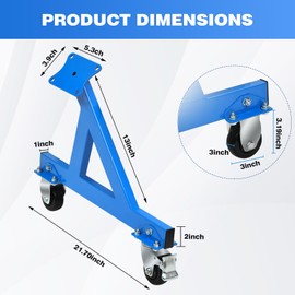 Colinktool is Engine Stand,Rolling Engine Storage Stand Fits GM Chevy V8 LSx,Supports Complete Engines & Transmissions, Heavy-Duty Steel with Compact Design for Easy Storage,Blue