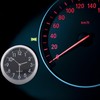 Toyvian Stick on Dashboard Car Clock Mini Tiny Small Luminous