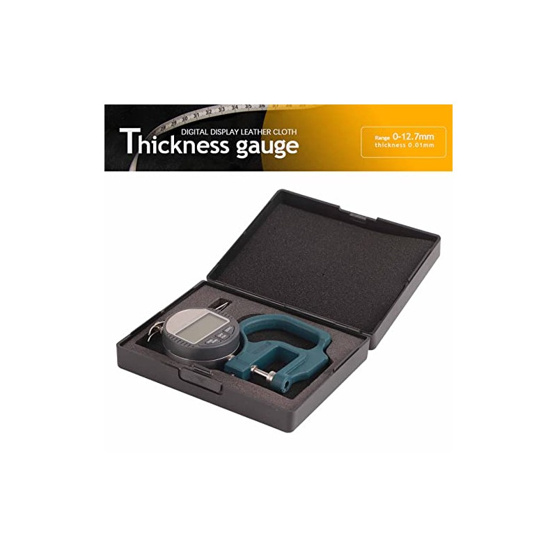 Digital Thickness Gauge for Paper Leather Cloth Wire Measuring Tool
