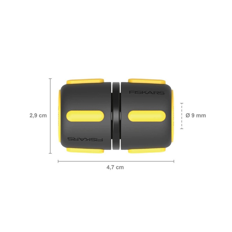 Fiskars Hose repairer, diameter 9 mm (3/8 inch), with SoftGrip