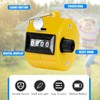 TOODOO 6 Pack Hand Tally Counter 4 Digit Mechanical Palm