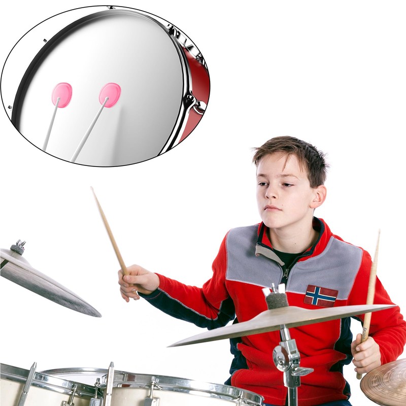 Fiada 30 Pieces Drum Dampeners Gels Silicone Gel Pads Soft