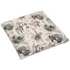 Linseed Cushion 24 x 24 cm Organic Fabric Wild Animals