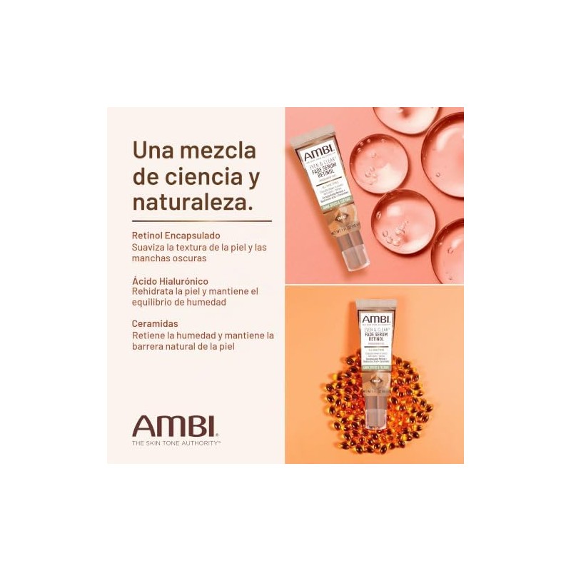 AMBI Reminol de suero de decoloración uniforme y transparente