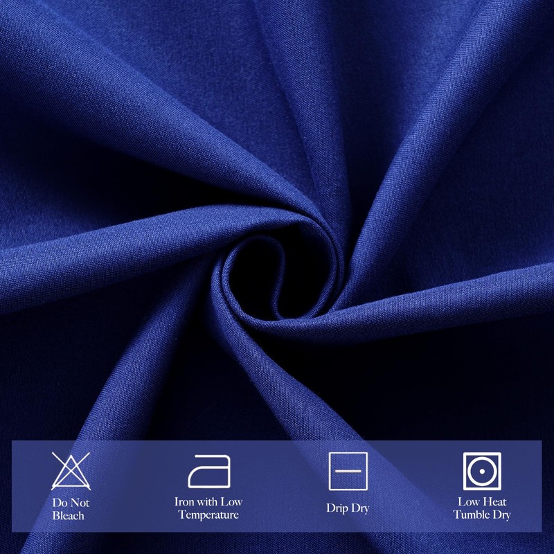 Zdada Extra Large Blue Table Cloths 300x150cm(118x59Inch), Long Rectangular Table