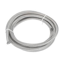 X AUTOHAUX AN6 3 Meters Braided PTFE Stainless Steel Car Oil Fuel Gas Line Hose