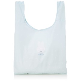 Marushin 5905004200 Eco Bag, Mint Miffy, H 25.0 x W 15.7 x D 7.9 inches (63.5 x 40 x 20 cm), When Stored: 4.7 x 4.7 inches (12 x 12 cm), Cute Goods, Recycled Polyester