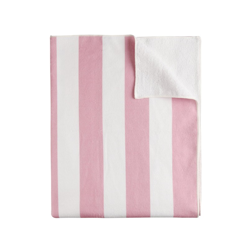 ONGLYP Oversized Cotton Beach Towel 32'' x 63'' Striped Absorbent