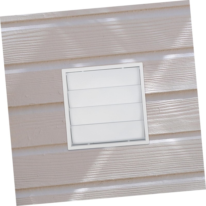 LIFKOME White Dryer Vent Cap Durable Plastic Exhaust Cover with
