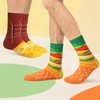 Funny Burger Socks Box for Men Teen Boys Dad Women