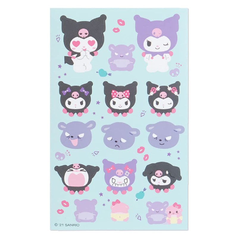 Sanrio 078182 Kuromi Volume Sticker Set