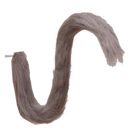 Fluffy Plush Long Cat Tail Fancy Dress Animal Tails Cosplay Anime Dress Up Party Carnival Costume Prop (Grey)