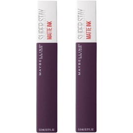 MAYBELLINE Pack De 2 Labiales Líquidos Mate New York Superstay Matte Ink, Original # 1102