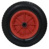 14" Red PU Puncture Proof Wheelbarrow Wheel Tyre Solid Lightweight