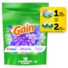 Gain Super Flings Laundry Detergent Pacs, 18 Count, Dewdrop Dream