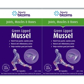 Henry Blooms Buy Henry Blooms Green Lipped Mussel Twin Pack (2 x 60 Capsules) Online