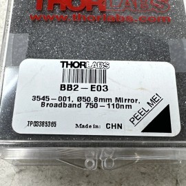 Thorlabs BB2-E03, 3545-001, 050.8mm, 02", Mirror, Broadband 750-1100nm