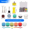 Sandpaper 25 mm Velcro 268 Pieces, Wet Dry Sanding Disc,