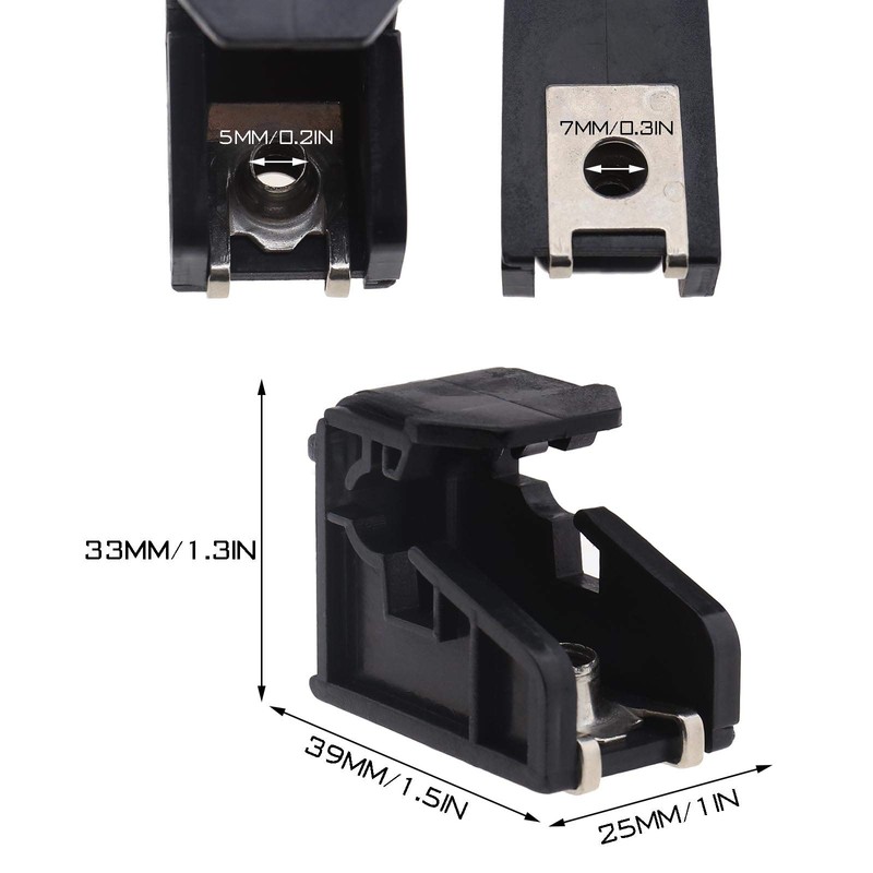 Create idea 4-Piece Headlight Mounting Clip Compatible with Polo 2009-2018