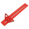 Woodworking T Track Ruler Multifunctional Aluminum Alloy Portable Wood Measuring