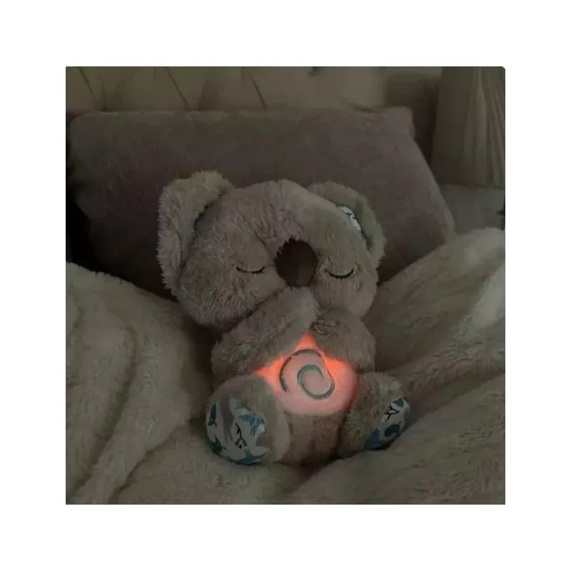 Koala De Juguete Que Respira,alivia La Ansiedad Consonido Color Gris