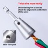 JIXINMIYUE 2PCS Wire Twister Tool for Drill and 20PCS Electrical