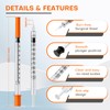 U-100 1mL/cc Lab Syringes with 29G 1/4''(6mm) Needle Disposable Individually