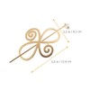 Baluue Luxury Hair Sticks Set Metal Hair Pin Clip Barrette