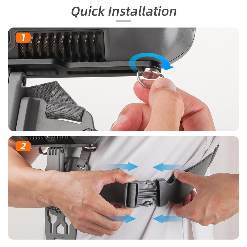 Fututech Ergonomic Mount for DJI RC Plus Adjustable Drone Remote