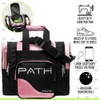 Pyramid Path Pro Deluxe - Bolso individual - Negro/Rosa (sensible