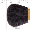 BISYODO Long Series Finishing Powder Brush - Flat Type, Brown