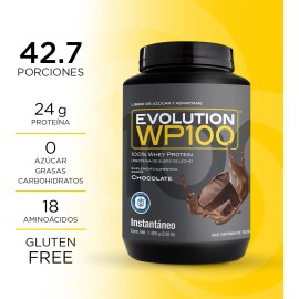 Wp100 Bote De 1400 G - 0 Carbs Y 0 Grasas Sabor Chocolate